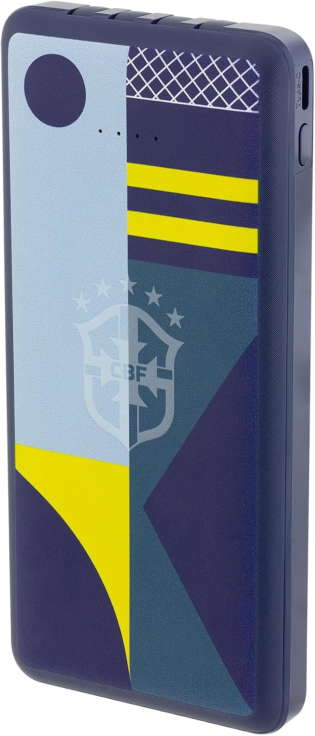 Power bank i2GO 10.000 mAh 4 em 1 com cabos acoplados